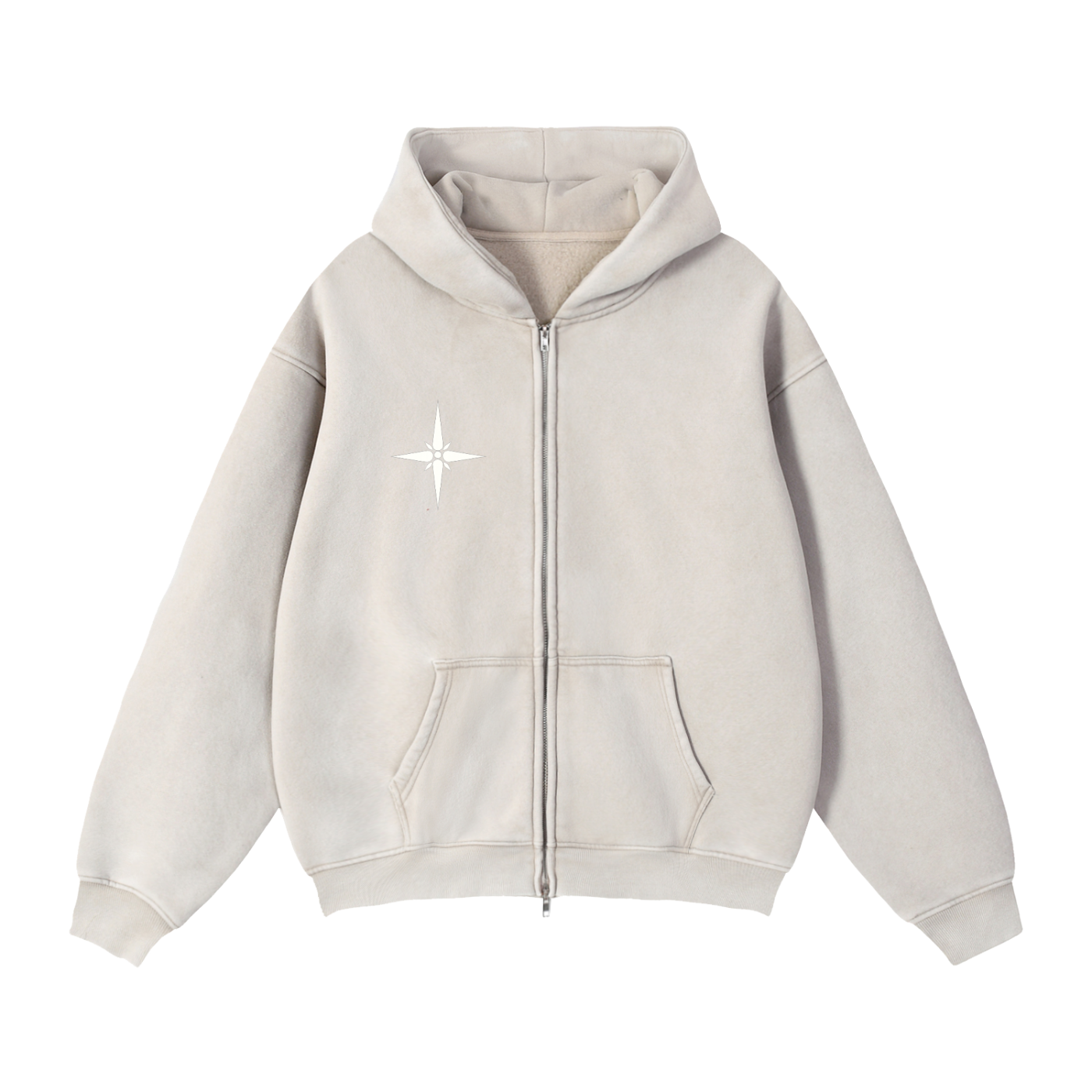 Star Form Zip Up