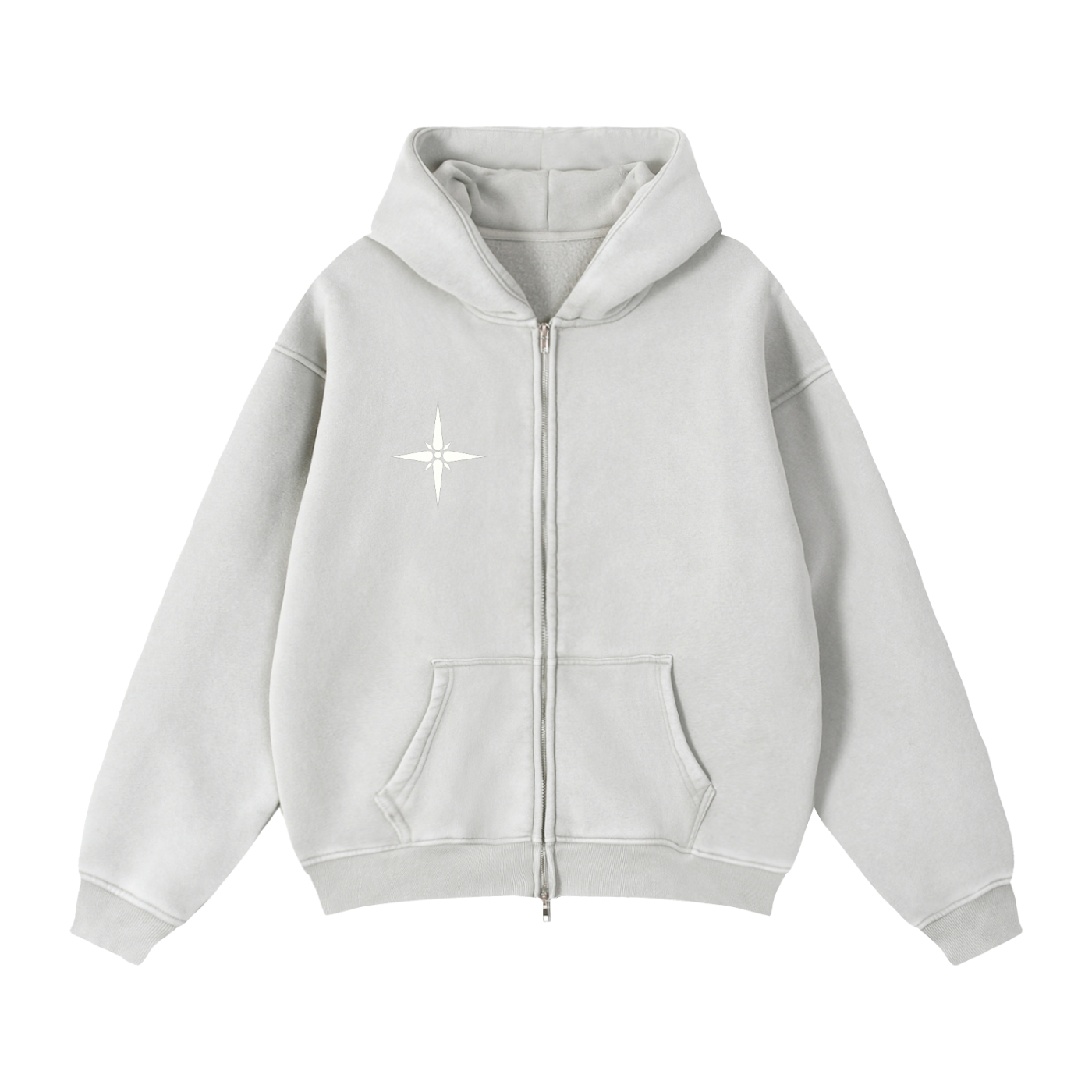 Star Form Zip Up